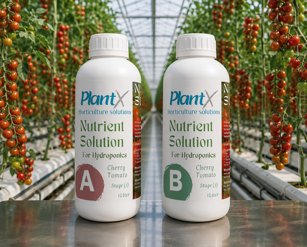 محلول PlantX الغذائي لطماطم الكرز A و B