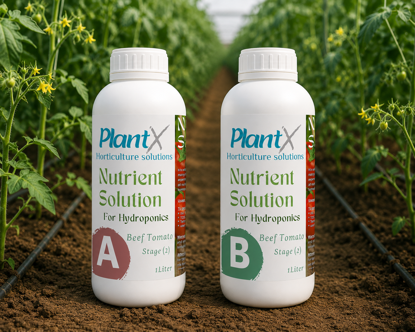 محلول PlantX الغذائي لطماطم اللحم البقري A وB