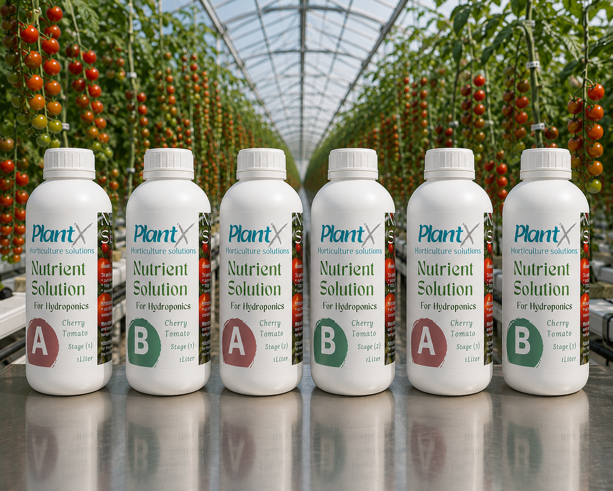 محلول PlantX الغذائي لطماطم الكرز A و B