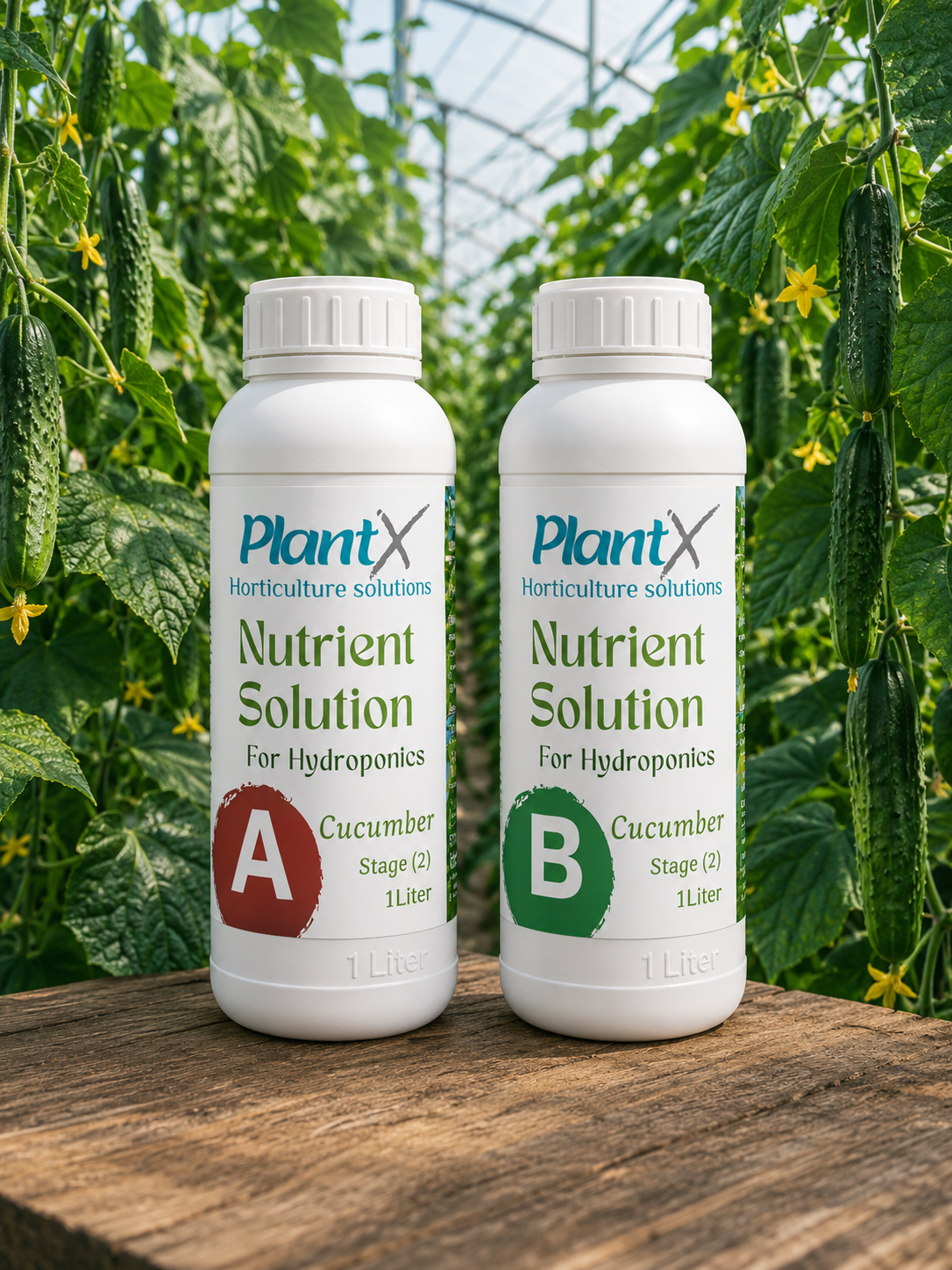 محلول PlantX الغذائي للخيار A و B
